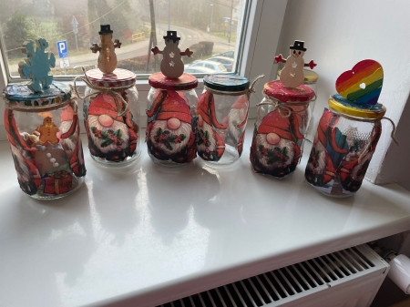 Słoiki na pierniki.